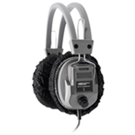 HAMILTON BUHL HamiltonBuhl HygenX45BK Disposable Ear Cup Covers; Black; 4.5 in. Delux; 50 Pair HygenX45BK